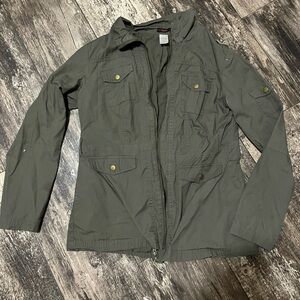 Mark Dark Green Casual Jacket